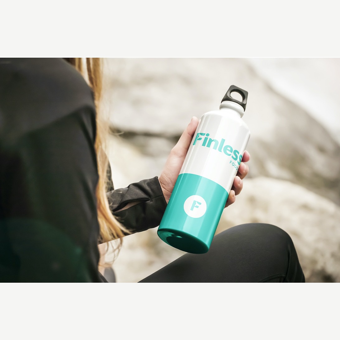Original Finless Foods reusable bottle application