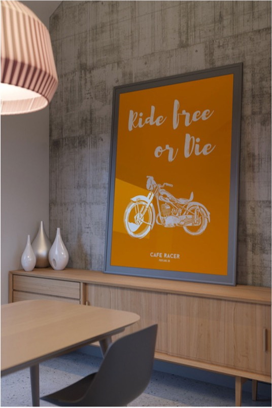 Café Racer brand application 4