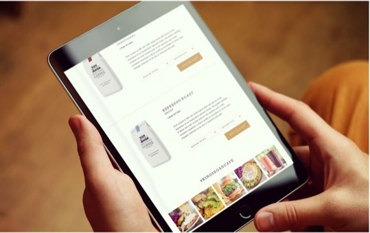 Kings Road Café brand application 4