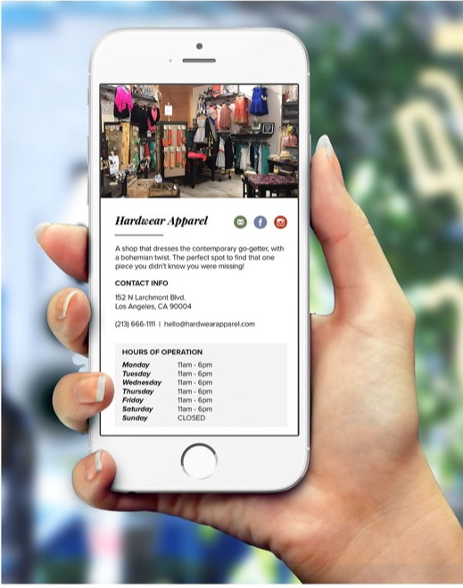 Larchmont Village brand application 4