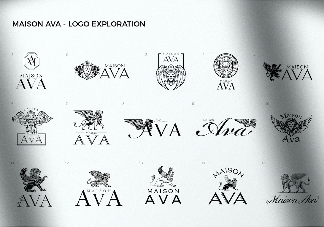 Maison Ava brand application 4